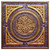 Steampunk IV - FAD Hand Painted Ceiling Tile - #CTF-006-4