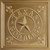Texas Star Faux Tin Ceiling Tile - Drop In - 24"x24" - Gold - #305