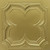 Faux Tin Ceiling Tile - Drop In - 24"x24" - Brass - #287