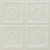 Baroque Ring - Faux Tin Ceiling Tile - Glue Up - 24"x24" - Cream Pearl - #289