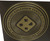 Faux Tin Ceiling Tile - 24"x24" - Antique Brass - #293 - Side View