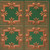 Faux Tin Ceiling Tile - Glue Up - 24"x24" - Patina Deep and Dark - #292