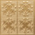 Faux Tin Ceiling Tile - Glue Up - 24"x24" - Gold - #292