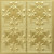 Faux Tin Ceiling Tile - Glue Up - 24"x24" - Brass - #292