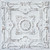 Rustic Petals - Faux Tin Ceiling Tile - 24 in x 24 in - #DCT29 - Distress Crack White Black