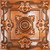 Rustic Petals - Faux Tin Ceiling Tile - 24 in x 24 in - #DCT29 - Archaic Copper