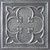 Old World Crest - Faux Tin Ceiling Tile - 24 in x 24 in - #DCT35 - Antique Tin