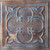 Old World Crest - Faux Tin Ceiling Tile - 24 in x 24 in - #DCT35 - Weathering Copper