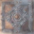 Victorian Ring - Faux Tin Ceiling Tile - 24 in x 24 in - #DCT38 - Weathering Copper