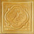 Baroque Swirl - Faux Tin Ceiling Tile - 24 in x 24 in - #DCT39 - Golden