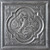 Baroque Swirl - Faux Tin Ceiling Tile - 24 in x 24 in - #DCT39 - Antique Tin