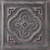 Artisan Medallion - Faux Tin Ceiling Tile - 24 in x 24 in - #DCT36 - Old Wood Gray
