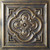 Artisan Medallion - Faux Tin Ceiling Tile - 24 in x 24 in - #DCT36 - Ancient Gold