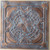 Antique Crosses - Faux Tin Ceiling Tile - 24 in x 24 in - #DCT31 - Weathering Copper