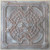 Antique Crosses - Faux Tin Ceiling Tile - 24 in x 24 in - #DCT31 - Weathering Iron