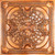 Antique Crosses - Faux Tin Ceiling Tile - 24 in x 24 in - #DCT31 - Archaic Copper