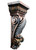Colton Leaf - FAD Hand Painted Corbel - #CF-003-2