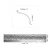 Open Hearts - Powder Coated Tin Cornice - 8.9 in. Wide 48 in. Long - #707 - Measurement