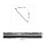 Daisy Chain - Powder Coated Tin Cornice - 3.6 in. Wide 48 in. Long - #903 - Measurement