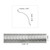 Powder Coated Tin Cornice - 9 in. Wide 48 in. Long - #700 - Measurement
