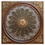 Rose Window - FAD Hand Painted Ceiling Tile - #CTF-007