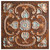 Alhambra V - FAD Faux Patina Finish Hand Painted Ceiling Tile - #CTF-010-5