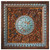 Da Vinci VII - FAD Faux Patina Finish Hand Painted Ceiling Tile - #CTF-012-7