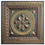 Odysseus Shield III - FAD Hand Painted Ceiling Tile - #CTF-014-3