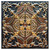 Golden Prague - FAD Hand Painted Ceiling Tile - #CTF-016