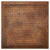 Rustic Lattice IV - FAD Faux Patina Finish Hand Painted Ceiling Tile - #CTF-017-4