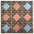 Casablanca II - FAD Hand Painted Ceiling Tile - #CTF-020-2