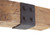 Faux Iron Double Bolt Beam Strap - 8 in. Width and 8 in. Height