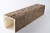 Faux Wood Monolithic Beam - Hand Hewn + Light Walnut