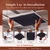 Economy 2 ft. x 4 ft. PVC Lay-in Ceiling Tile Packs - #232 - Black Glossy -  Featured - Image