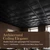Economy 2 ft. x 4 ft. PVC Lay-in Ceiling Tile Packs - #232 - Black Glossy -  Featured - Image