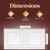 Economy 2 ft. x 4 ft. PVC Lay-in Ceiling Tile Packs - #232 - Plain White -  Dimension