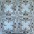 Antoinette - Shanko - Hand Painted - Tin Ceiling Tile - #321 - 24"x24" - French Blue