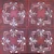 Antoinette - Hand Painted - Tin Ceiling Tile - #321 - 24"x24" - Burnt Crimson