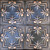 Antoinette - Hand Painted - Tin Ceiling Tile - #321 - 24"x24" - Antique Rustic Black