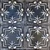 Antoinette - Hand Painted - Tin Ceiling Tile - #321 - 24"x24" - Onyx