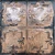 Antoinette - Hand Painted - Tin Ceiling Tile - #321 - 24"x24" - Shabby Chic Copper