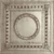 Victory - Hand Painted - Tin Ceiling Tile - #503 - 24"x24" - Antique White