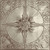 Poppy - Hand Painted - Tin Ceiling Tile - #306 - 24"x24" - Antique White