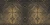 Soho - Hand Painted - Tin Ceiling Tile - #304 - 24"x48" - Midnight Gold