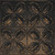 Dumont - Hand Painted - Tin Ceiling Tile - #300 - 24"x24" - Antique Rustic Black