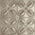 Dumont - Hand Painted - Tin Ceiling Tile - #300 - 24"x24" -   Antique White