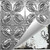 Dumont - Hand Painted - Tin Ceiling Tile - #300 - 24"x24" - Shabby Chic White (This is reference for Finish only not the design)