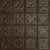 Clover - Hand Painted - Tin Ceiling Tile - #203 - 24"x24" - Knights Armor