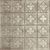 Clover - Hand Painted - Tin Ceiling Tile - #203 - 24"x24" - Antique White