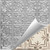 Hand Painted - Tin Ceiling Tile - #208 - 24"x24" - White Gold Metallic (This is reference for Finish only not the design)
